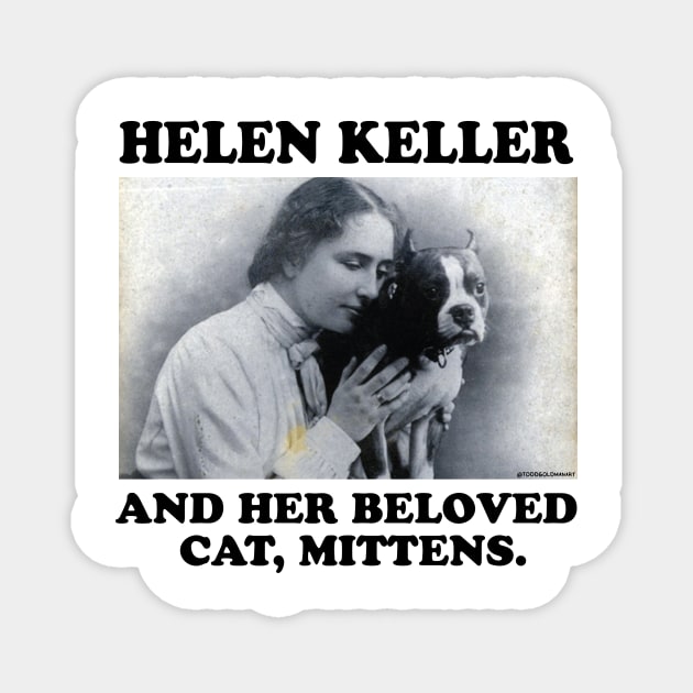 HELLEN KELLER Magnet by toddgoldmanart