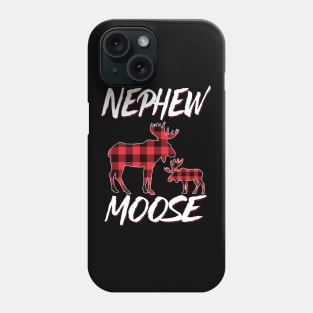 Red Plaid Nephew Moose Matching Family Pajama Christmas Gift Phone Case