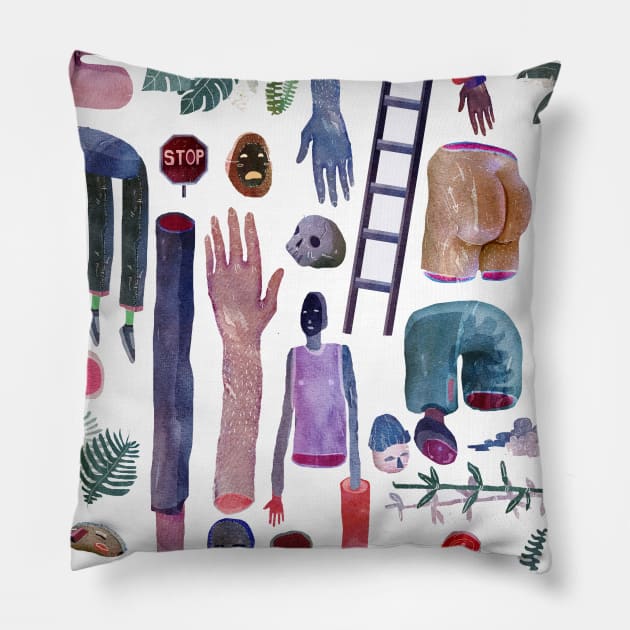 life essencials Pillow by Francisco1