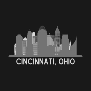 Cincinnati Skyline - Gray T-Shirt