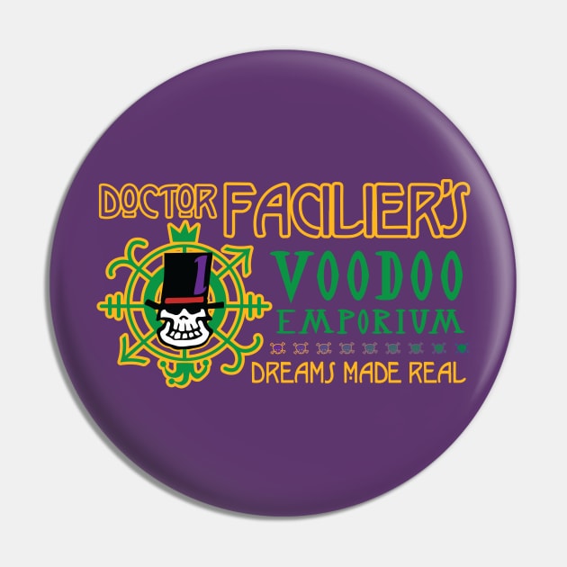 Dr. Facilier's Voodoo Emporium Pin by Nazonian