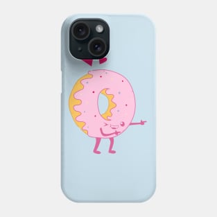 Coffee and Donut Pair - Left (Donut) Phone Case