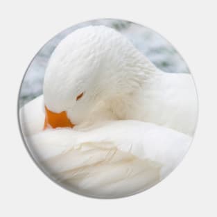 White Goose Pin