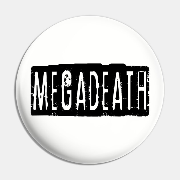 megadeath Pin by Texts Art