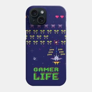 Pew Pew Pew Retro Arcade Game Phone Case