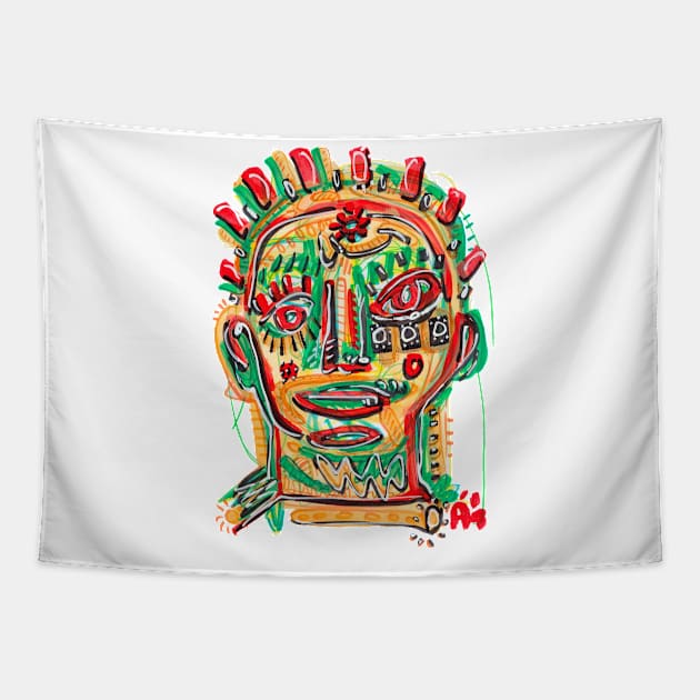 face Tapestry by Angel Rivas