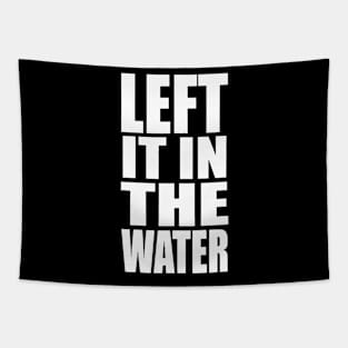 Funny Retro Left It in the Water Jesus Humor Christian Tapestry