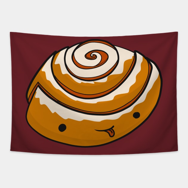 Cute Cinnamon roll Tapestry by Jrfiguer