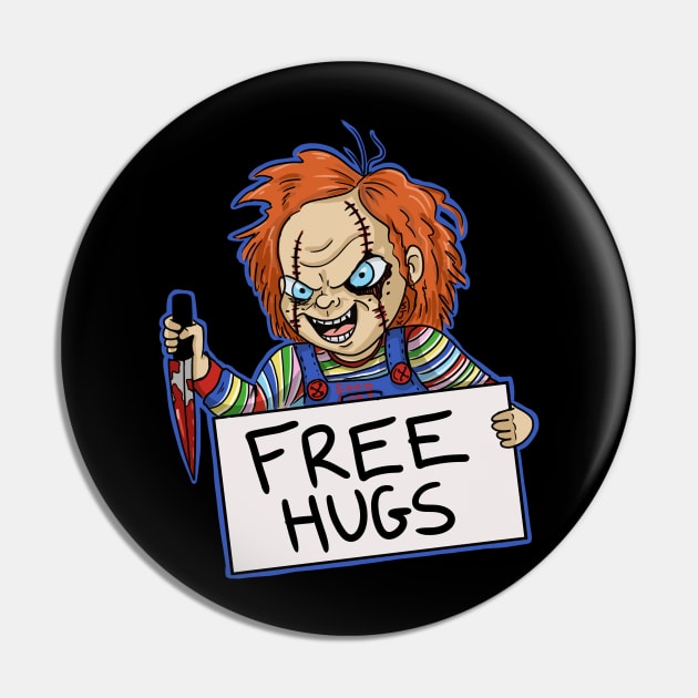 Free Hugs Chucky Pin by Bat13SJx