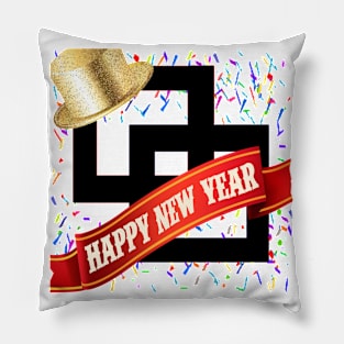 Inter Happy New Year Pillow