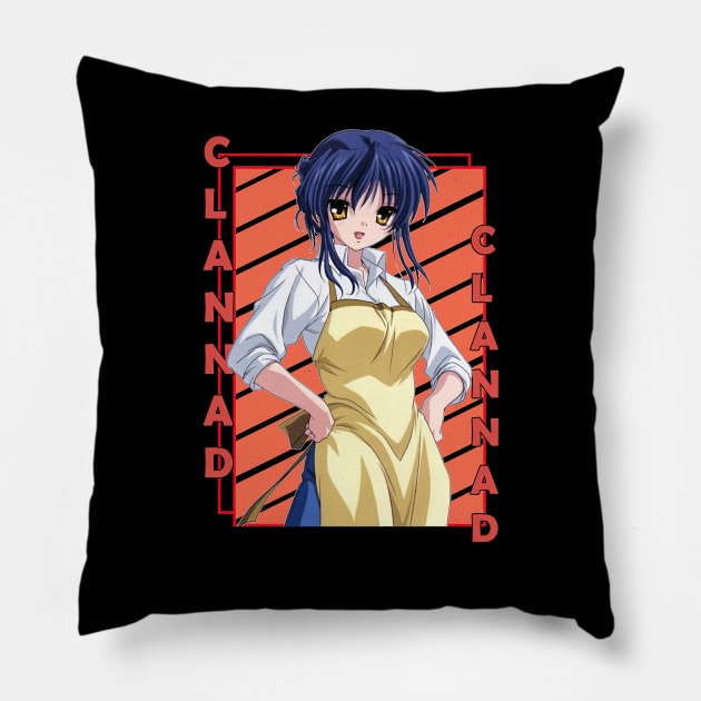 Misae Sagara Clannad Kuranado Anime Pillow by RhysDawson