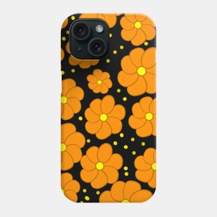 Orange Flower Phone Case