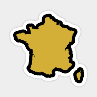 France Map Magnet