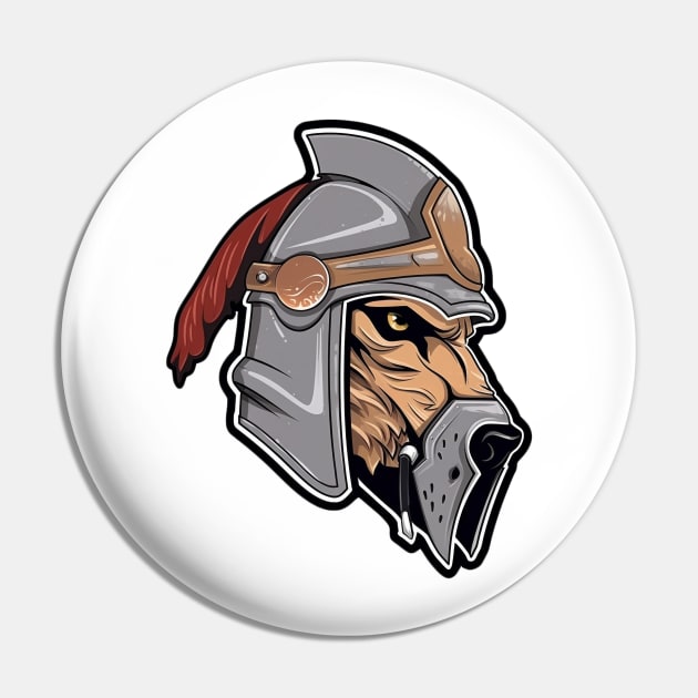 Spartan Dog Pin by ZUCCACIYECIBO