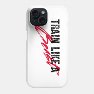 Distressed Workout Motivation Quote Train Like A Beast Phone Case