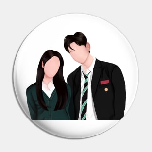 All of us are dead, Choi Nam Ra and Lee Soo Hyuk Drawing Pin