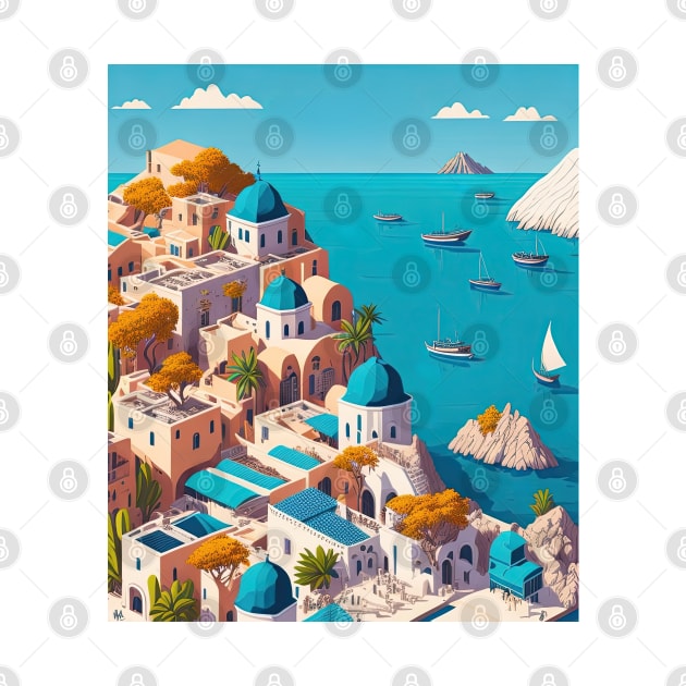 Greek Islands by fleurdesignart