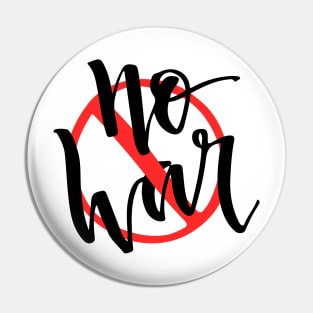 No war Pin