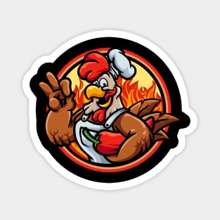 SPICY ROOSTER Magnet