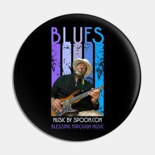 Blues Man Pin