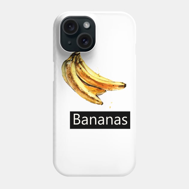 Bananas Phone Case by victoriazavyalova_art