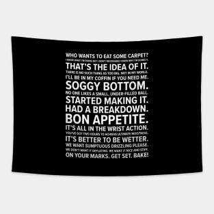 Bake off quotes Tapestry