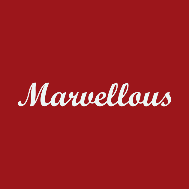 Marvellous by thedesignleague