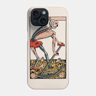 Vintage Tarot Card The Death Phone Case