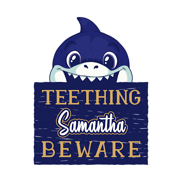 Samantha - Funny Kids Shark - Personalized Gift Idea - Bambini by Bambini