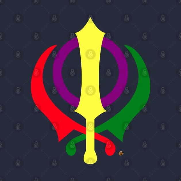 LGBTQ+ Khanda Sikh Love All by prezziefactory