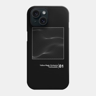 Yellow Magic Orchestra - Technodelic / Minimal Style Graphic Artwork Design Phone Case