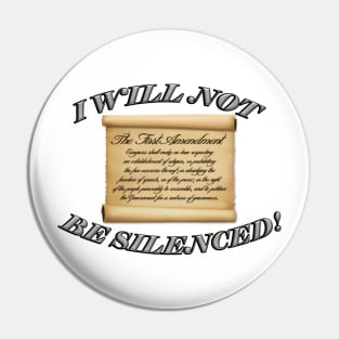 Free Speech Is For All Pin