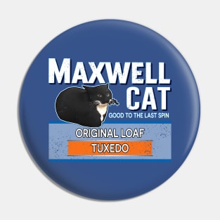 Maxwell Cat Coffee Pin