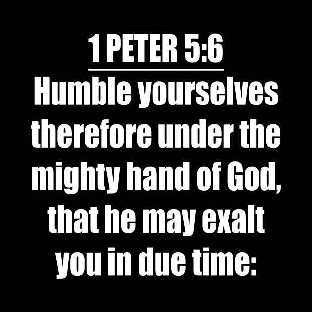 Bible Verse 1 Peter 5:6 by Holy Bible Verses