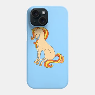 Unicorn Orange Hair Phone Case