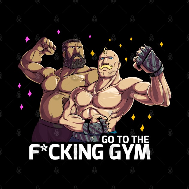 go to the f*cking gym ! by Meca-artwork