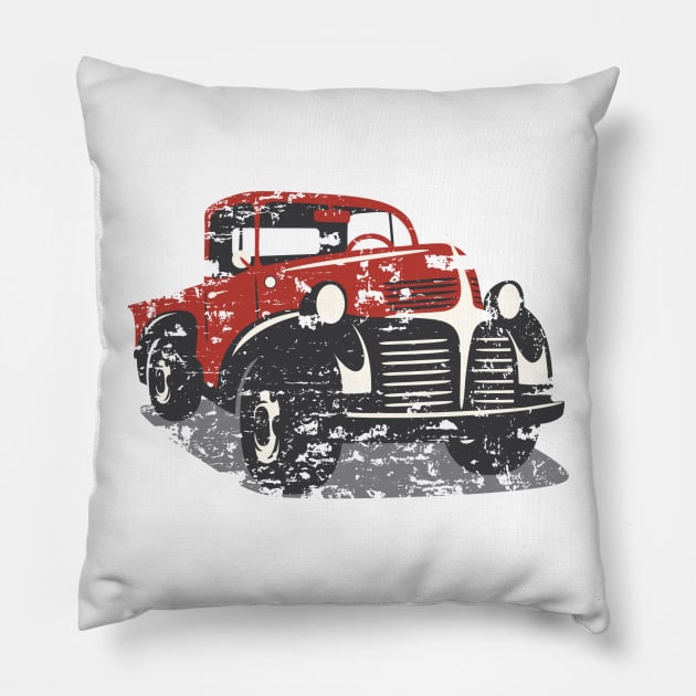 Distressed Pickup Pillow by kellyoconnell