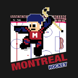 Montreal Hockey 8 bit cartridge design T-Shirt