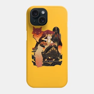 theater band vintage fox jungle Phone Case