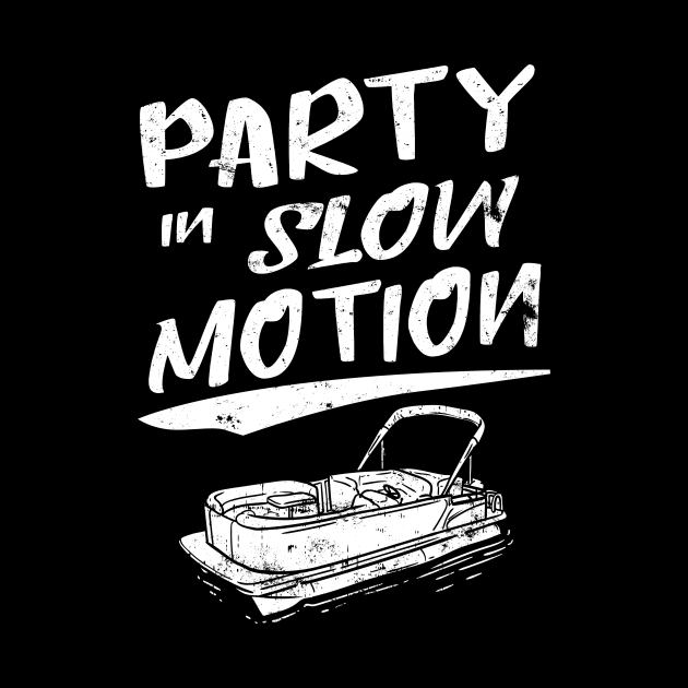 Party in slow motion pontoon boat gift by Lomitasu