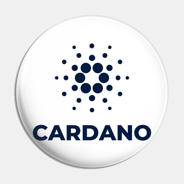 Cardano ADA dark logo crypto Pin by Cryptolife