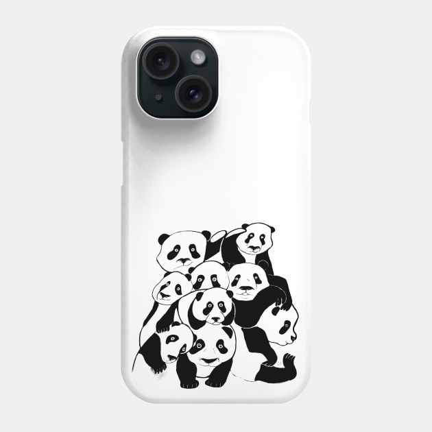 pandas Phone Case by msmart