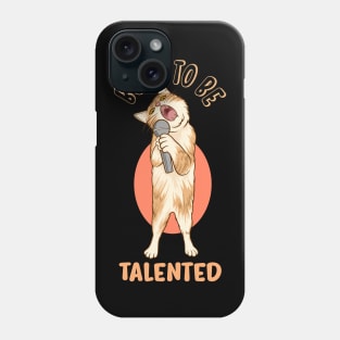 Feline Serenade: Born to be Talented Meow-sician Phone Case