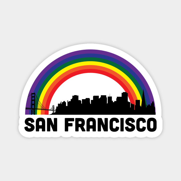 San Francisco Pride Magnet by lavenderhearts