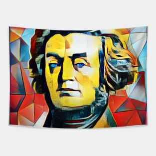 Adam Mickiewicz Abstract Portrait | Adam Mickiewicz Artwork 2 Tapestry