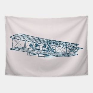 Wright flyer Tapestry