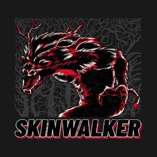 Distressed Skinwalker werewolf halloween T-Shirt