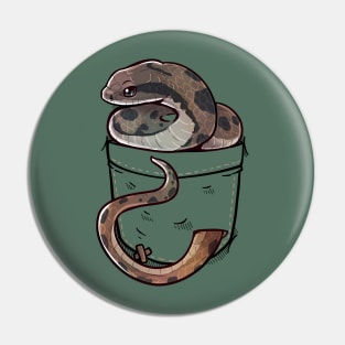 Pocket Cute False Water Cobra Pin