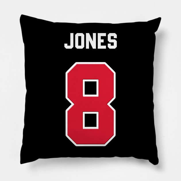 Jones 8, New York Giants Pillow by Cabello's