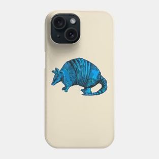 Blue Armadillo Phone Case